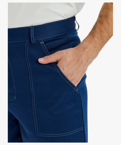 Костюм Лигор-1 СОП К. (тк.Смесовая,210) брюки, т.синий