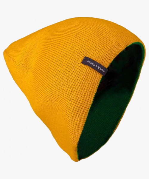 Шапка Brodeks Light Bicolor, цвет зёленый, жёлтый