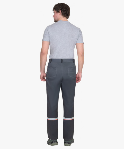 Брюки СИРИУС-РОДОС темно-серые с черным