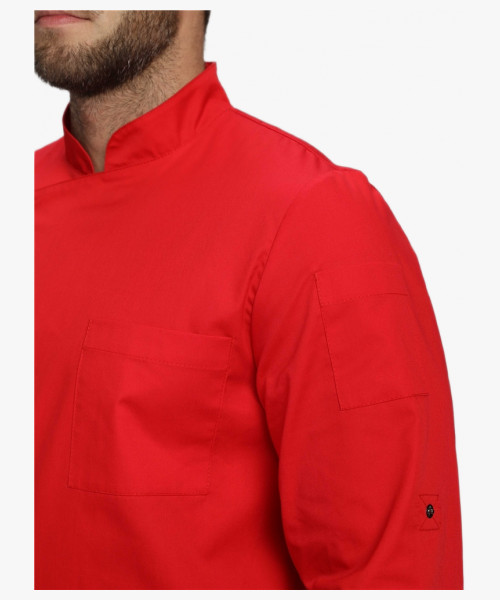 Китель повара Гастро (тк.Смесовая,160), красный