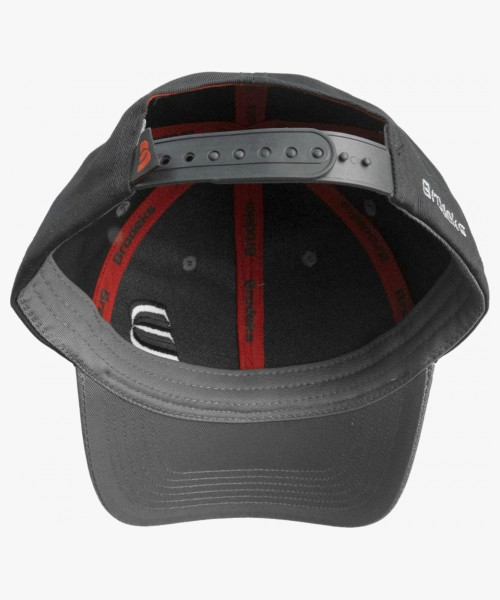 Бейсболка Brodeks KM130, цвет серый, чёрный