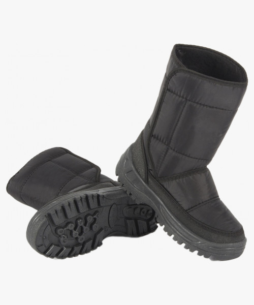 Сапоги женские Дутые ПВХ, черный