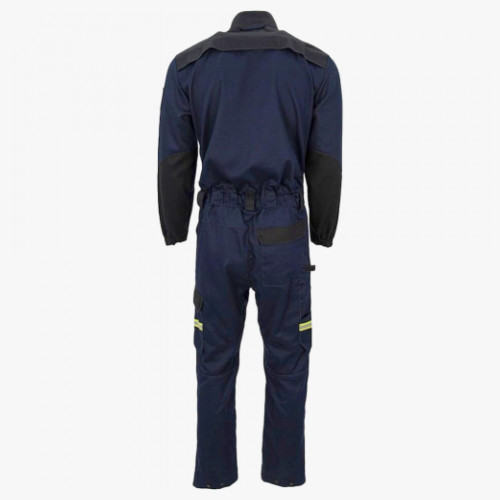 Комбинезон сварщика 1 класса Brodeks FS58-01, цвет тёмно-синий, чёрный