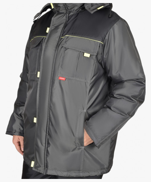 Костюм СИРИУС-ФАВОРИТ куртка, полукомбинезон, т.серый с серым