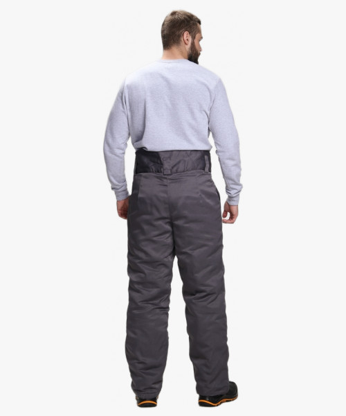 Костюм зимний Флофт-1 (тк.Смесовая,210) брюки, т.серый/св.серый