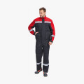 Костюм Бриготек-2 СОП (тк. Смесовая, 260) полукомбинезон, т.серый/красный