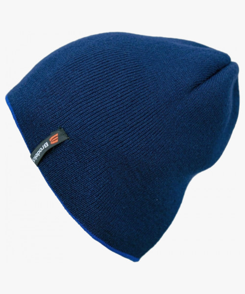 Шапка Brodeks Light Bicolor, цвет тёмно-синий, синий