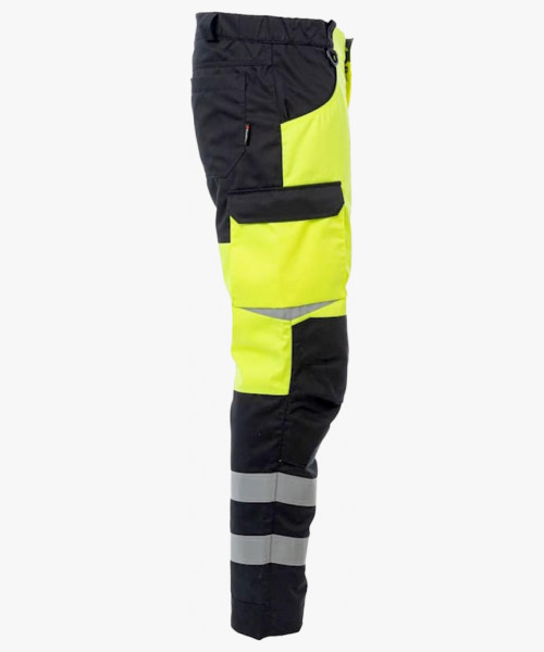 Брюки сигнальные Brodeks KS309, цвет жёлтый, чёрный