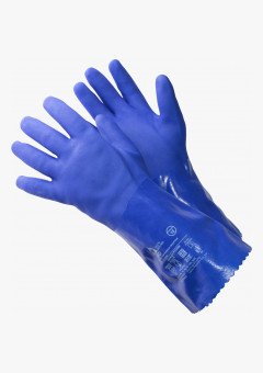 Astra SND Перчатки МБС, основа-полиэстер с полным покрытием ПВХ синего цвета