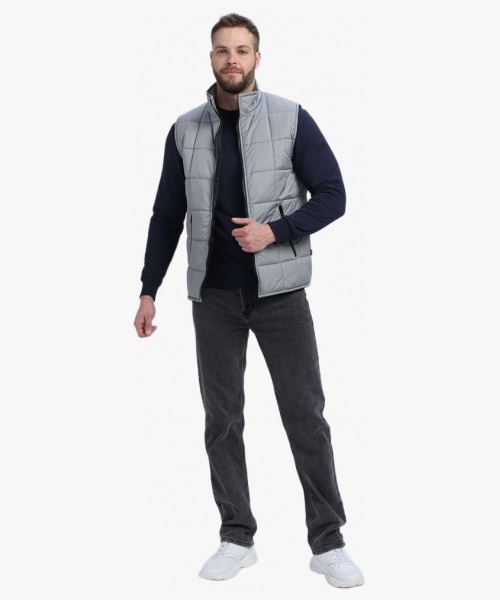 Жилет утепленный Офис (тк.Дюспо), серый