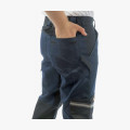 Брюки сварщика 1 класса Brodeks FS 38-01, цвет тёмно-синий, чёрный