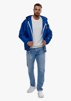 Куртка-дождевик Лидер (Таффета/Оксфорд, 240), синий