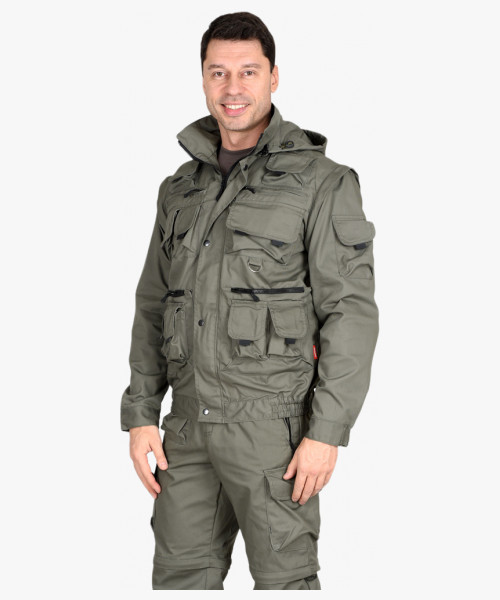 Костюм СИРИУС-ТИГР куртка, брюки (тк. Rodos 245) Оливковый