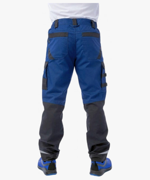 Брюки летние мужские Brodeks KS302, цвет синий, чёрный