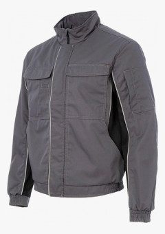 Куртка летняя мужская Brodeks KS201, цвет серый, чёрный