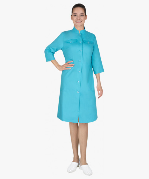 Халат СИРИУС-ВАСИЛИСА женский светло-бирюзовый