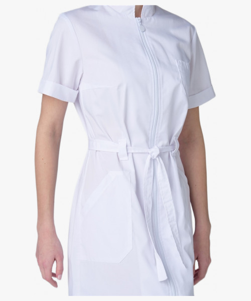 Халат женский Сансара-005 (тк.Смесовая,160) MedLine, белый