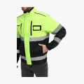 Куртка-трансформер сигнальная ProfLineSpecialist (тк.Смесовая МВО,240), желтый/черный