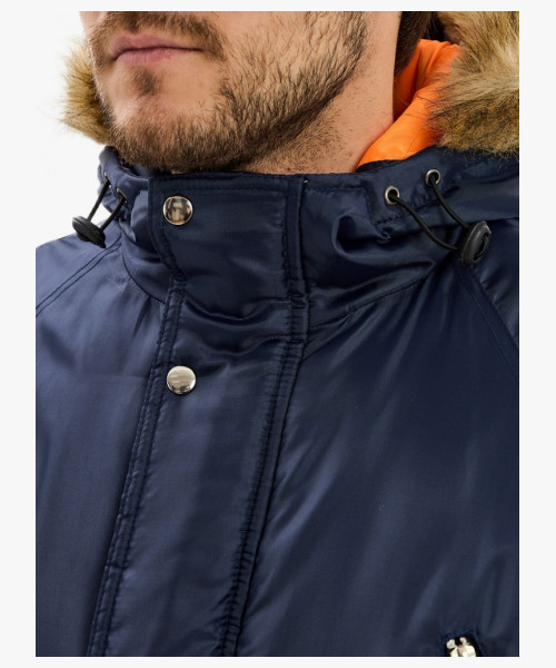 Куртка зимняя Аляска (Оксфорд), темно-синий