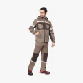 Костюм СИРИУС-РОДОС куртка, полукомбинезон св.коричневый с т.коричневым