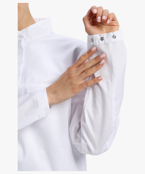 Костюм женский ХАССП-Стандарт NEW (тк.Смесовая,160), белый