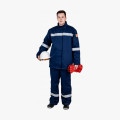 Костюм сварщика зимний Гефест-СОП 2 кл.защиты (тк.Хлопок-ОП,420) брюки, т.синий