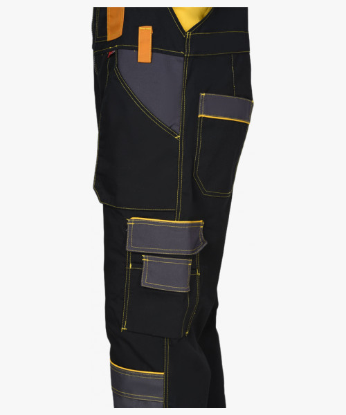 Полукомбинезон СИРИУС-АГАТ черный с темно-серым