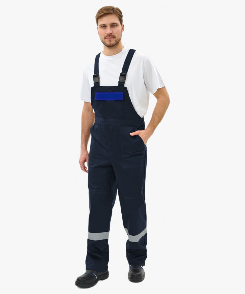 Костюм Липецк-2 СОП CH (тк.Смесовая,280) п/к, т.синий/васильковый