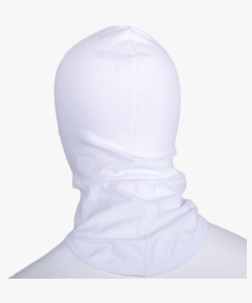 Подшлемник закрытое лицо (тк.Кулирка/лайкра), белый