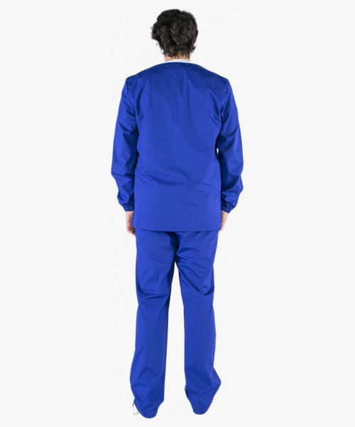 Мужской костюм ХАССП-База (ткань ТиСи, 120), васильковый