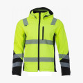 Куртка сигнальная софтшелл Brodeks KS227, цвет жёлтый, чёрный