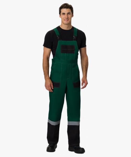 Костюм Виват-2 Премиум AR (тк.Смесовая,240) п/к, зеленый/черный/серый