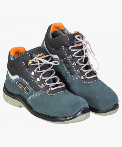 Ботинки УНИВЕРСАЛ, замша (серые), ПКП, ПУ