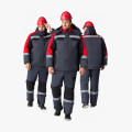 Костюм зимний Вектрон-2 СОП (тк.Смесовая,240) п/к, черный/красный/серый