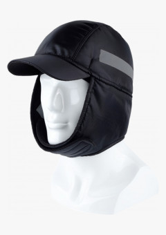 Каскетка защитная утепленная BIOT, черный (арт. 00315)