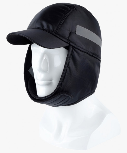 Каскетка защитная утепленная BIOT, черный (арт. 00315)