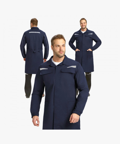 Халат ProfLineSpecialist (тк. Смесовая, 240), т.синий