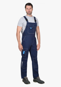 Полукомбинезон СИРИУС-ДЖЕТ синий с голубым тк. мех. стрейч с ВО