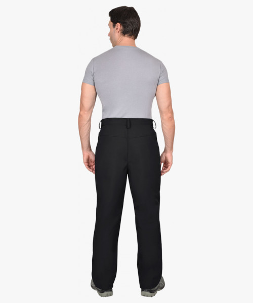 Костюм СИРИУС-АЗОВ с капюшоном черный софтшелл пл 350 г/кв.м