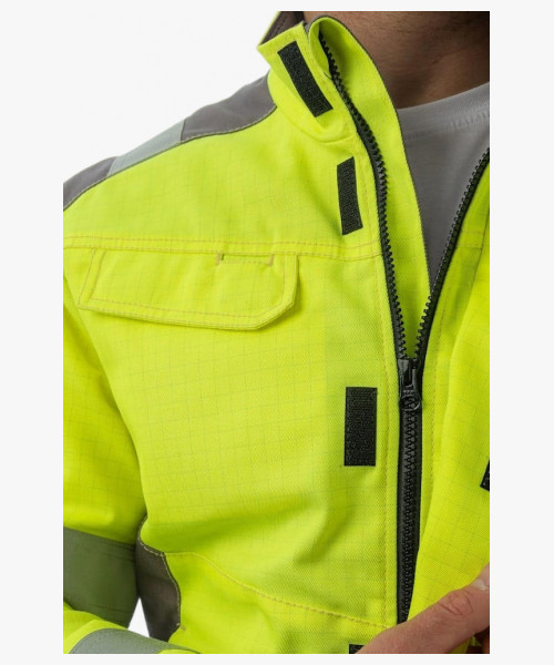 Куртка мультизащитная Brodeks MS28-61, цвет жёлтый, серый