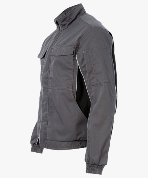 Куртка летняя мужская Brodeks KS201, цвет серый, чёрный