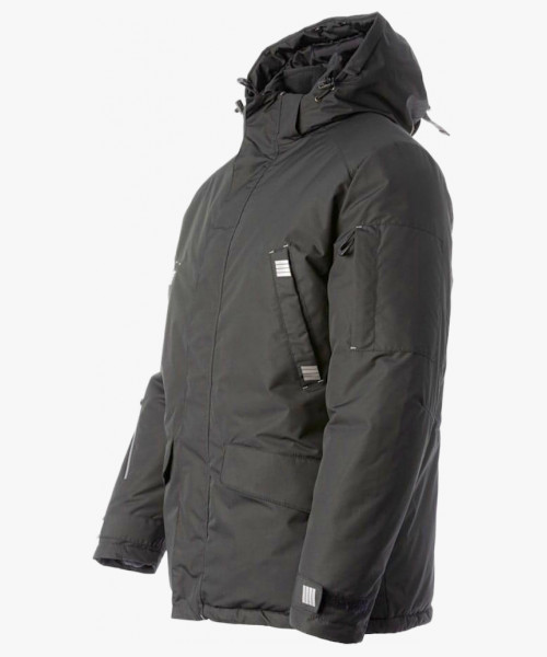 Куртка-парка зимняя мужская Brodeks KW204, цвет чёрный