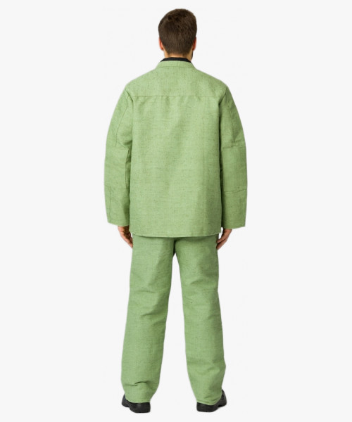 Костюм сварщика усиленный 1 кл.защиты (тк.Брезент, 480), хаки