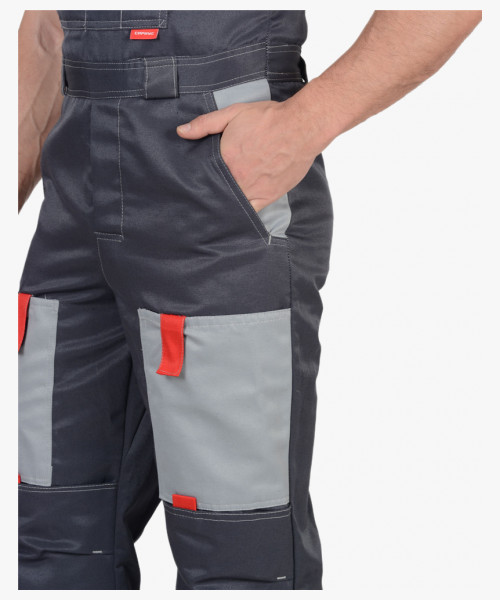 Костюм мужской СИРИУС-ФАВОРИТ куртка, п/к, т.серый со св.серым