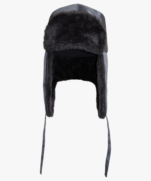 Шапка-ушанка СИРИУС-ЛЮКС т.серая (тк. смесовая)