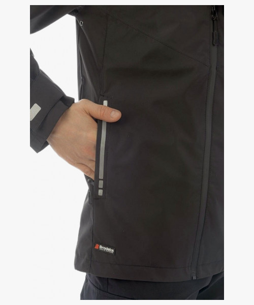 Куртка-парка летняя летняя Brodeks KS213, цвет чёрный