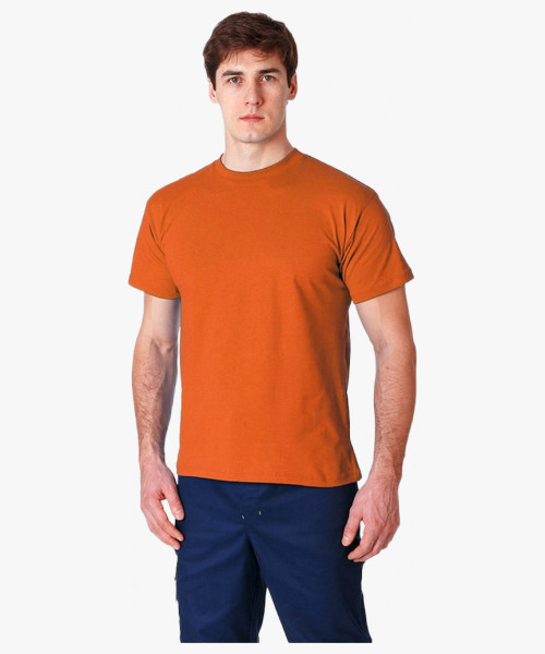 Футболка (тк.Трикотаж,160), оранжевый