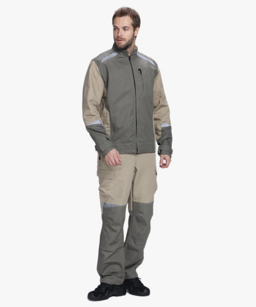 Куртка Челси (тк.Канвас,270), хаки/бежевый