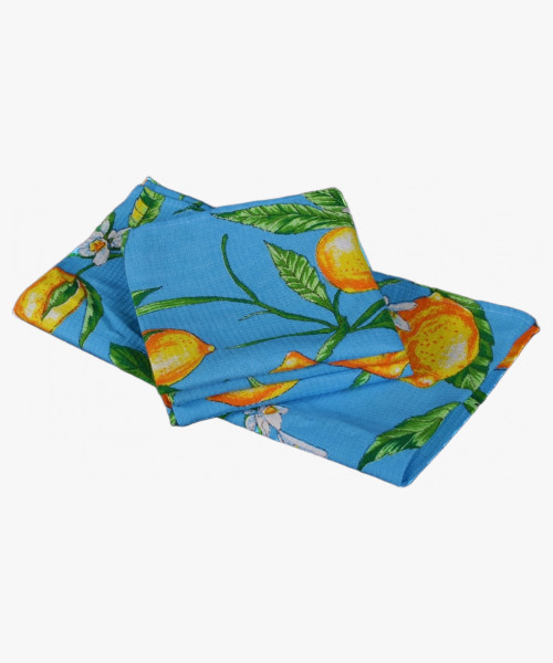 Полотенце вафельное ГОСТ 180 гр. (40х80) (5 шт), цветной