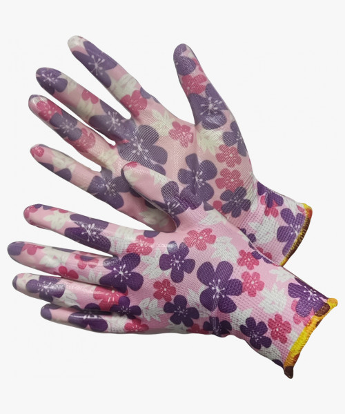 SAKURA Перчатки нейлоновые с нитриловым покрытием